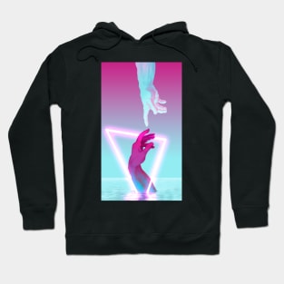 vaporwave creation of adam Hoodie